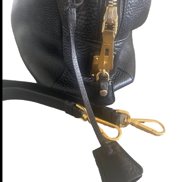 Prada vitello handbag 2way with strap crossbody authentic - Picture 4 of 10